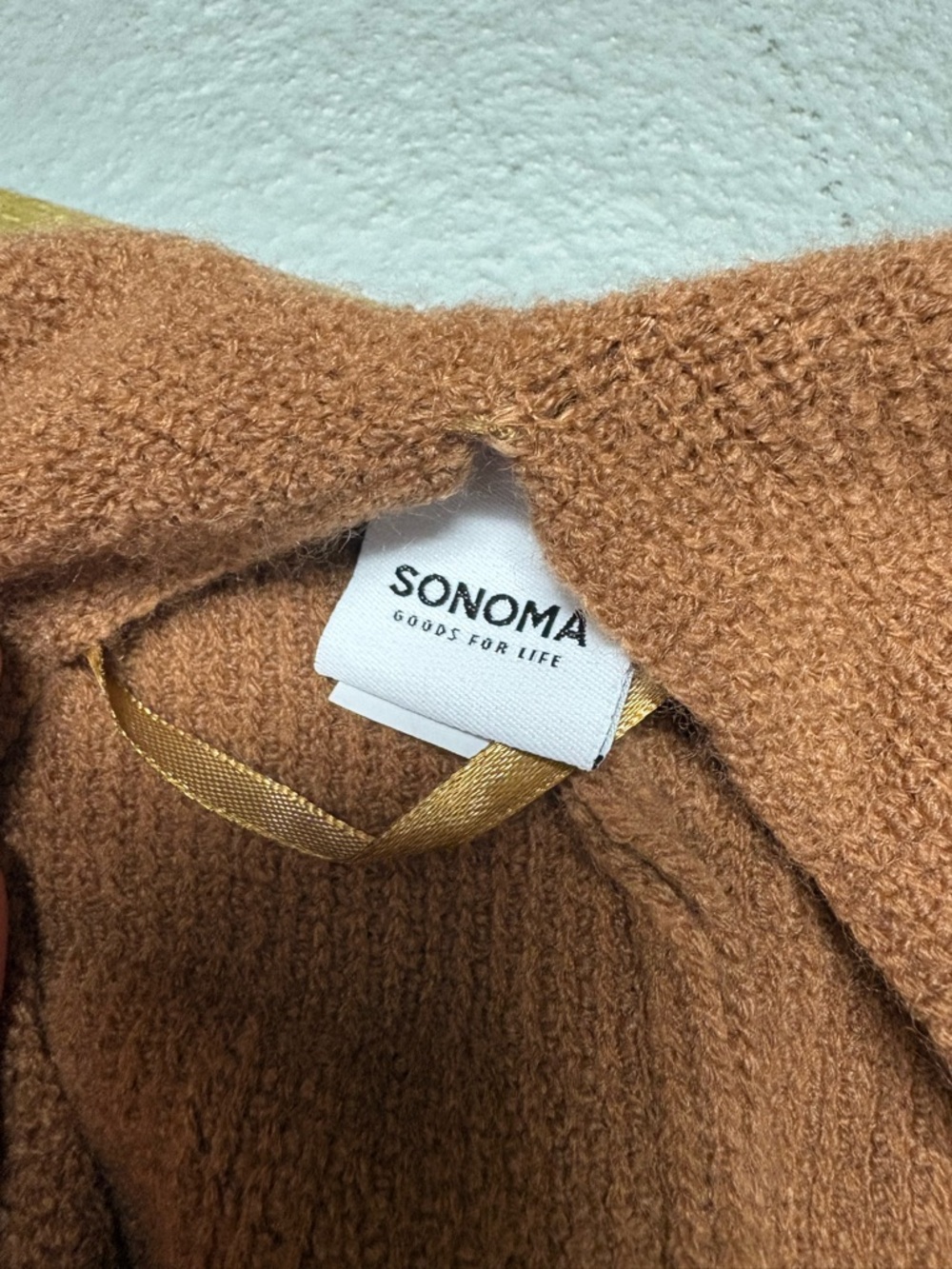 Sonoma Rust-Brown Soft Poncho
